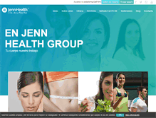 Tablet Screenshot of jennhealthgroup.com